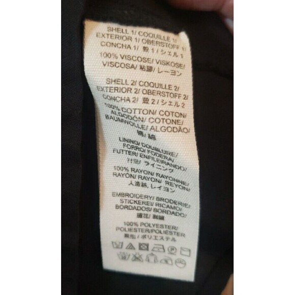 Free People Womens Dress Black Floral Embroidery Sleeveless Fit & Flare Sz 2 - Picture 5 of 11